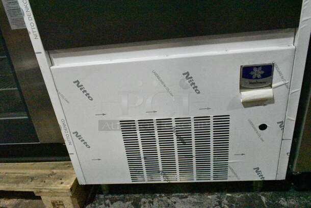 BRAND NEW! 2015 Manitowoc RF0385A Stainless Steel Commercial Self Contained Ice Machine. 115 Volts, 1 Phase.  - Image 3 of 7