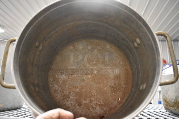 Metal Stock Pot. 14x10.5x8 - Image 3 of 3