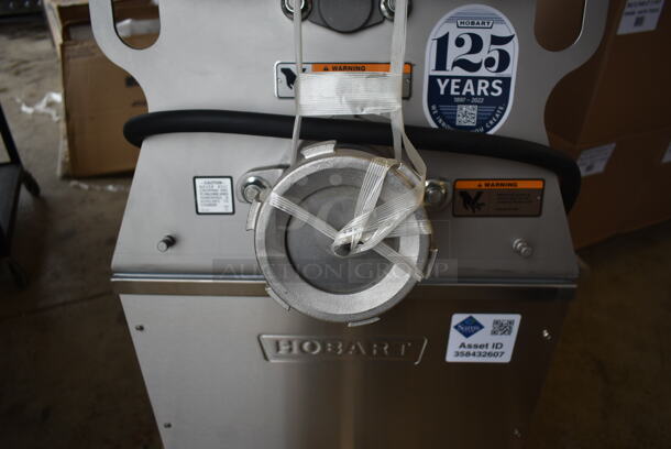 BRAND NEW! 2022 Hobart MG2032 Metal Commercial Floor Style Electric Powered Meat Mixer Grinder. 208 Volts, 3 Phase. - Image 7 of 12