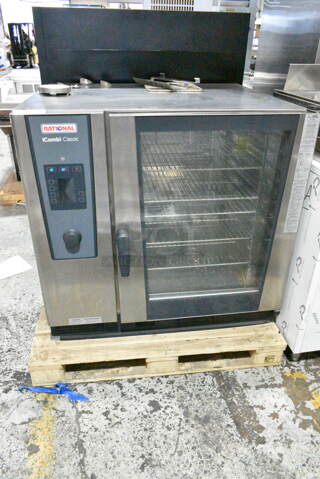BRAND NEW! 2021 Rational LM200EG.XXXXX Stainless Steel Commercial Natural Gas Powered Combi Convection Oven. 