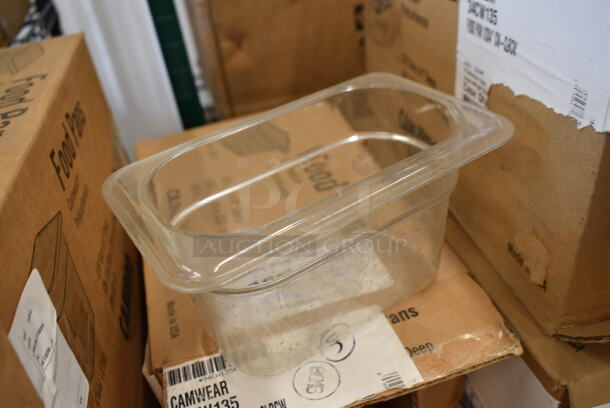 ALL ONE MONEY! Lot of 29 BRAND NEW IN BOX! Cambro Clear Poly 1/9 Size Drop In Bins. 1/9x4 - Image 2 of 3