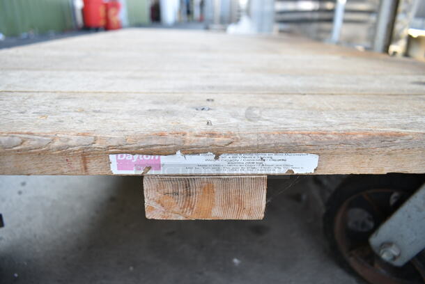 Metal Flat Cart on Casters.  - Image 6 of 6