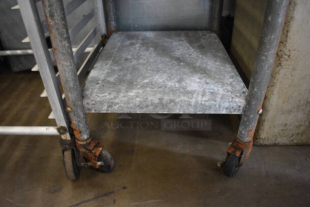 Metal Table w/ Under Shelf on Commercial Casters. 20x24x30 - Image 3 of 3