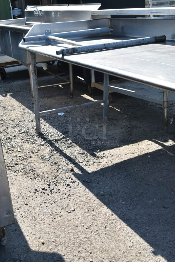 Stainless Steel Table w/ Can Opener Mount.  - Image 3 of 6