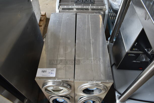 2 Stainless Steel 3 Well Cup Dispensers. 2 Times Your Bid! - Image 3 of 4