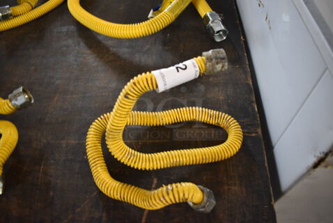 Yellow Gas Hose. 30"