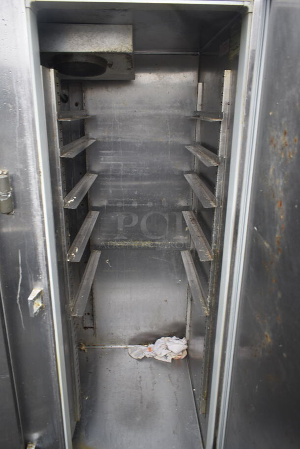 Continental 2R-SS Stainless Steel Commercial 2 Door Reach In Cooler. 115 Volts, 1 Phase. Tested and Powers On But Does Not Get Cold - Image 5 of 8