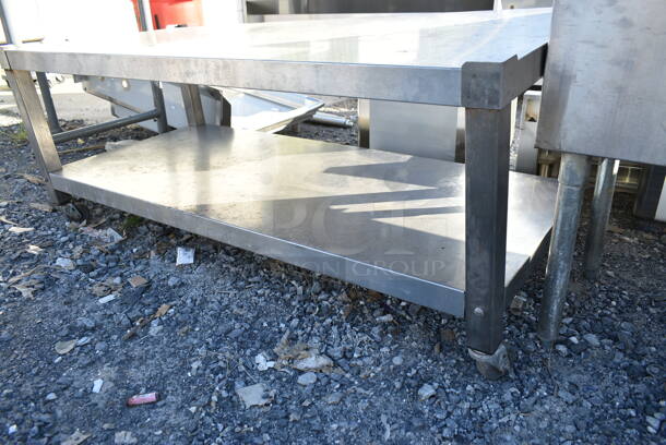 Stainless Steel Equipment Stand w/ Under Shelf.  - Image 2 of 2