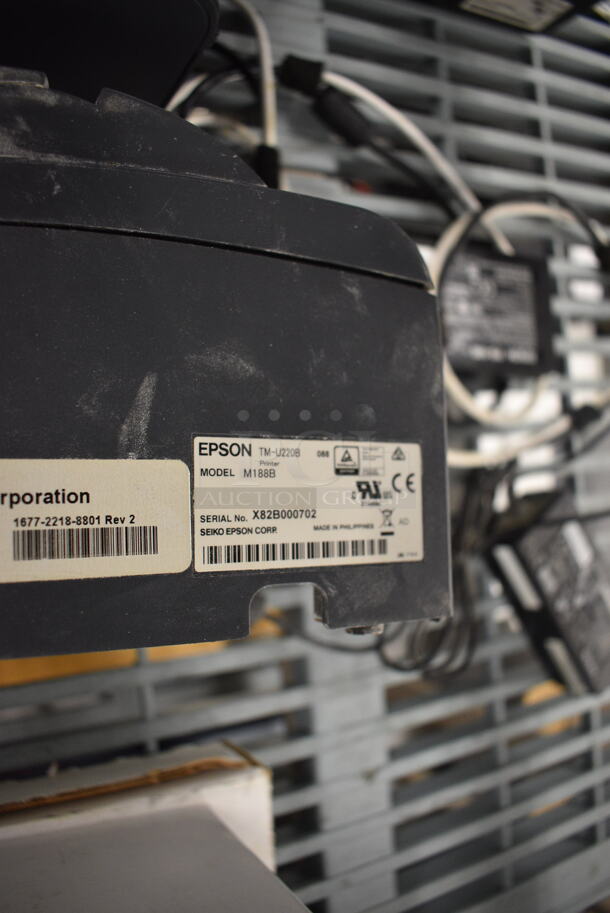 Epson Model M188B Receipt Printer. 6.5x9.5x5.5 - Image 4 of 4