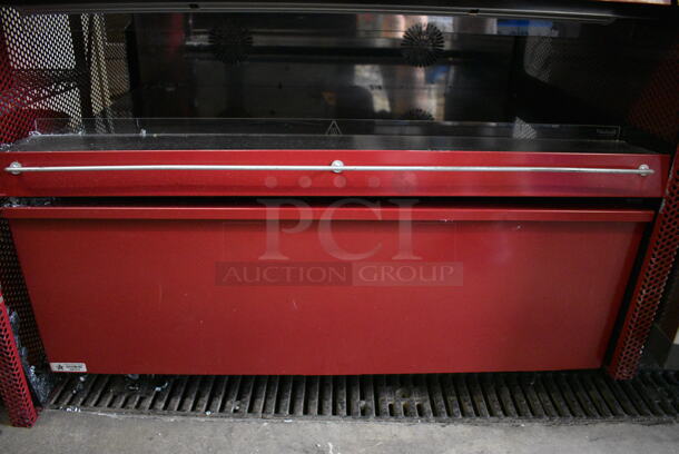 Red Metal Commercial Grab N Go Open Merchandiser on Commercial Casters. 208-240 Volts. 40x35x79 - Image 7 of 8