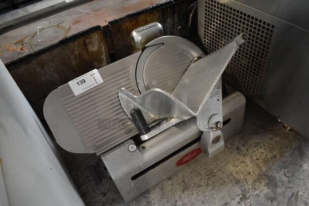 Globe Stainless Steel Commercial Countertop Automatic Meat Slicer w/ Blade Sharpener. 26x20x20. Tested and Working! - Image 2 of 6