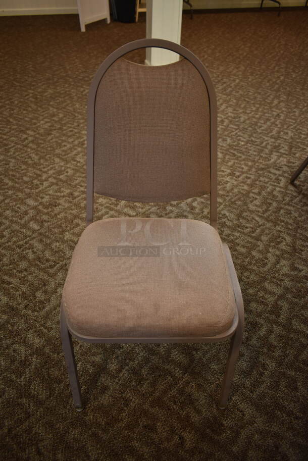 43 Metal Stackable Banquet Dining Height Chairs. 43 Times Your Bid! BUYER MUST REMOVE. (ballroom #2) - Image 2 of 4