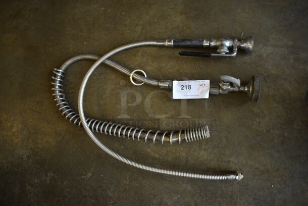 ALL ONE MONEY! Lot of 2 Metal Commercial Spray Nozzle Attachments. - Image 1 of 3
