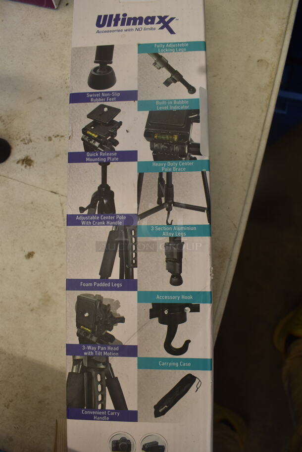 BRAND NEW IN BOX! Ultimax 60" Tripod Ultimate Series - Image 4 of 4