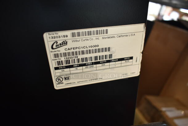 Curtis CAFEPC1CL10000 Metal Commercial Countertop Cappuccino Machine. 120 Volts, 1 Phase.  - Image 7 of 7