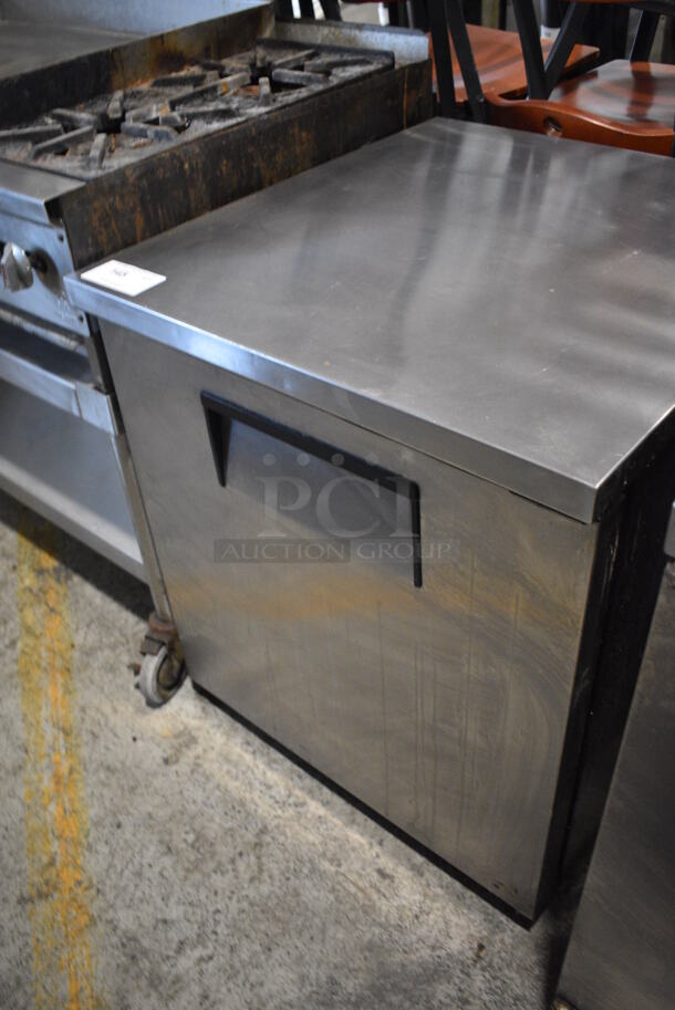 True Model TUC-27 Stainless Steel Commercial Single Door Undercounter Cooler. 115 Volts, 1 Phase. 27.5x30x32. Tested and Powers On But Does Not Get Cold - Image 2 of 5