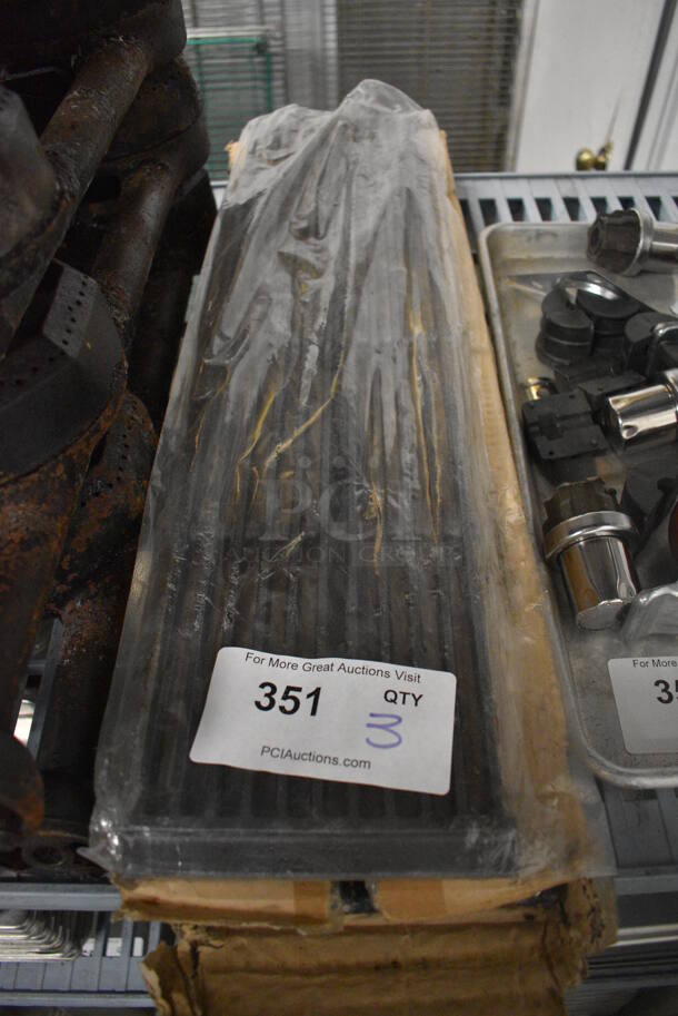 3 Cast Iron Grates for Charbroiler Grill. 6x23.5x1. 3 Times Your Bid! - Image 1 of 3