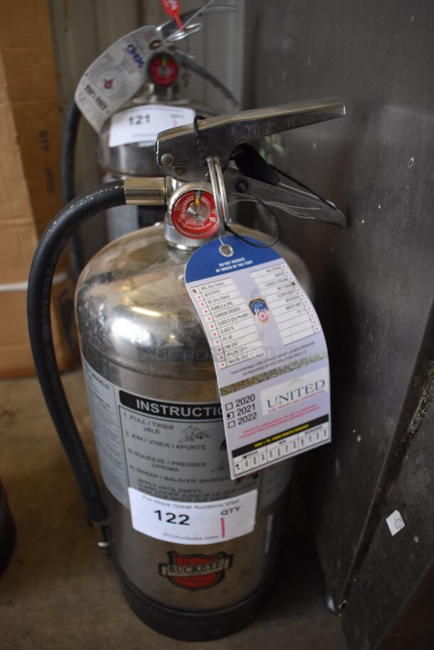Buckeye Wet Chemical Fire Extinguisher. 9x8x20 Buyer Must Pick Up - We Will Not Ship This Item. - Image 1 of 4