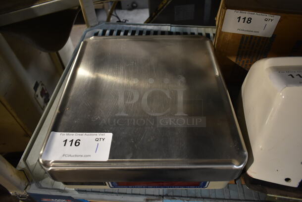 Atron POS-30RB Metal Commercial Countertop 30 Pound Capacity Food Portioning Scale. Cannot Test Due To Missing Power Cord  - Image 3 of 5