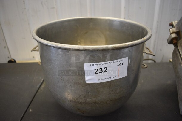 20 QT Metal Commercial Mixing Bowl. 15.5x13.5x11.5.