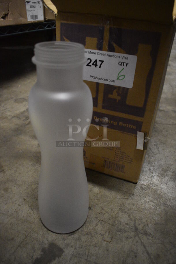 ALL ONE MONEY! Lot of 6 BRAND NEW IN BOX! Salad Dressing Bottles w/ Pourer Lids. 3.5x3.5x11 - Image 3 of 5