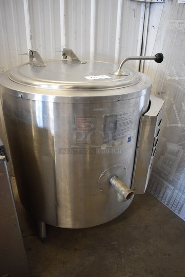 Legion Model LFC-20 Stainless Steel Commercial Floor Style Electric Powered Steam Jacketed Steam Kettle. 380 Volts, 3 Phase. 31x33x38 - Image 4 of 9