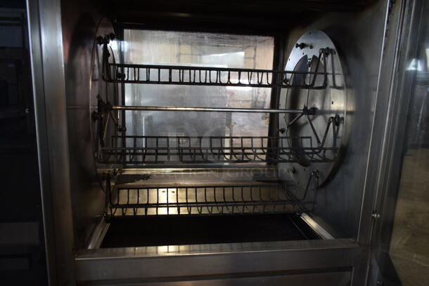 2 Fri-jado TDR7+7 P Stainless Steel Commercial Electric Powered Rotisserie Ovens w/ Spits. 208 Volts, 3 Phase. 2 Times Your Bid! - Image 5 of 9