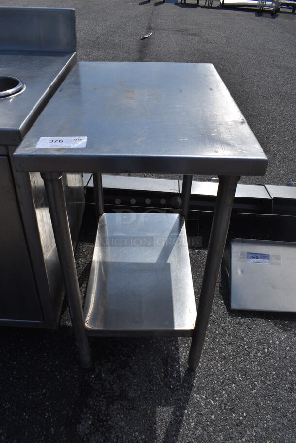 Stainless Steel Commercial Table w/ Under Shelf. 20x30x36 - Image 1 of 3