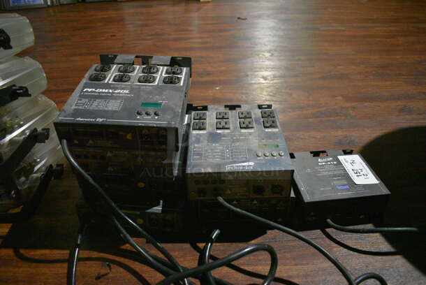 7 Various Digital Power Packs Including Elation DP-415, Techni-Lux and American DJ PP-DMX-20L. Includes 8.5x10.5x2. 7 Times Your Bid! (bar) - Image 5 of 7