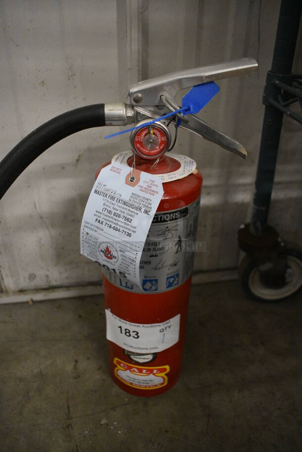 Fire Extinguisher. 4x6x16
