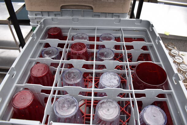 ALL ONE MONEY! Pallet Lot of 22 Various Dish Caddies w/ Various Beverage Glasses and Beverage Tumblers. Includes 19.5x19.5x7.5 - Image 6 of 12