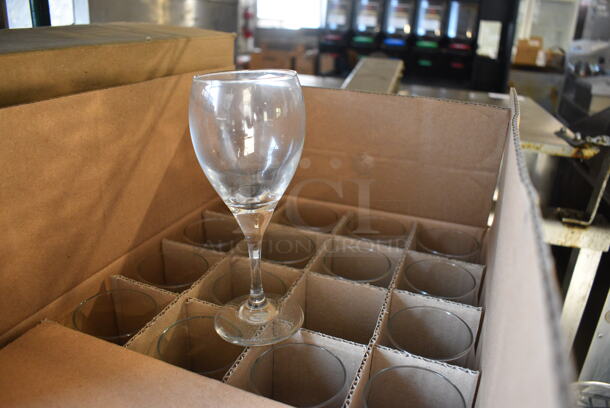 24 BRAND NEW IN BOX! Libbey Teardrop White Wine Glasses. 3x3x7. 24 Times Your Bid! - Image 2 of 3