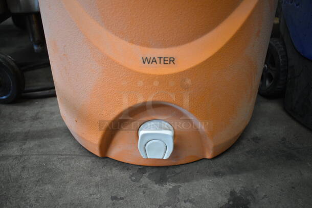 Coleman Orange and White Poly Portable Cooler. 13x12x19 - Image 4 of 4