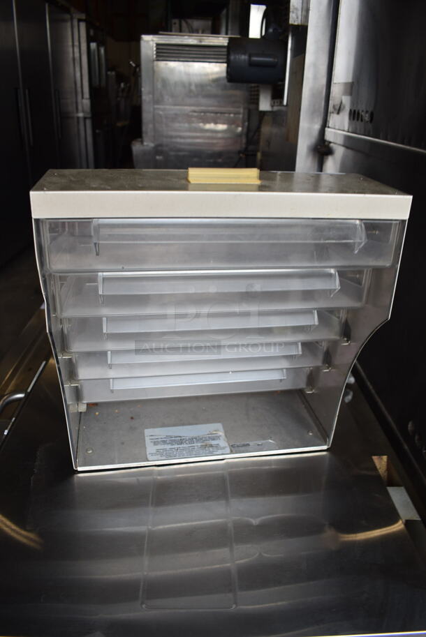 Nemco Commercial Stainless Steel Countertop Dry Good Display Case.  - Image 4 of 5