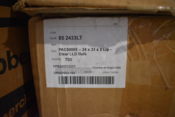 2 Boxes of BRAND NEW Clear Bags. 2 Times Your Bid! - Image 3 of 4