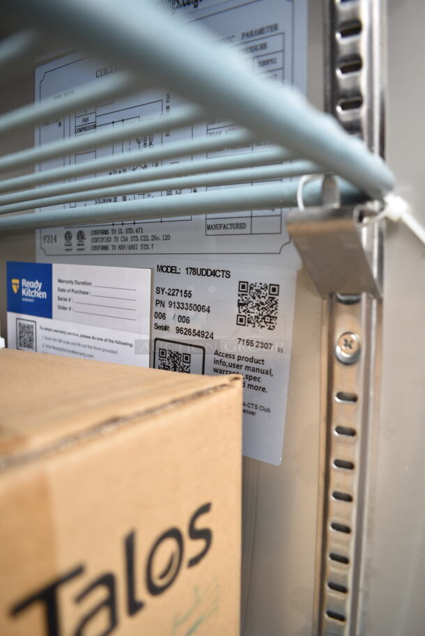 BRAND NEW SCRATCH AND DENT! 2023 Avantco 178UDD4CTS Stainless Steel Kegerator / Beer Dispenser with (2) Double Tap Tower and Club Top - (4) 1/2 Keg Capacity. 115 Volts, 1 Phase. Tested and Working! - Image 10 of 10