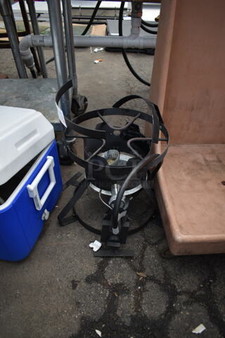 Metal Propane Gas Powered Stock Pot Range.