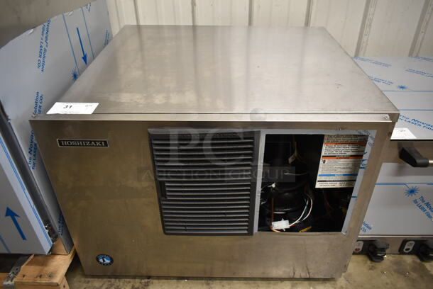LIKE NEW! 2023 Hoshizaki KML-325MAJ Stainless Steel Commercial Ice Head. 115 Volts, 1 Phase. 