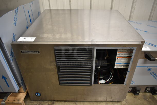 LIKE NEW! 2023 Hoshizaki KML-325MAJ Stainless Steel Commercial Ice Head. 115 Volts, 1 Phase.  - Image 1 of 4