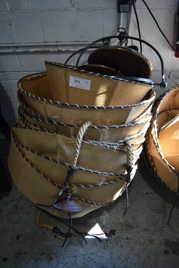 12 Various Ceiling Mount Light Fixtures. 12 Times Your Bid! - Image 1 of 4