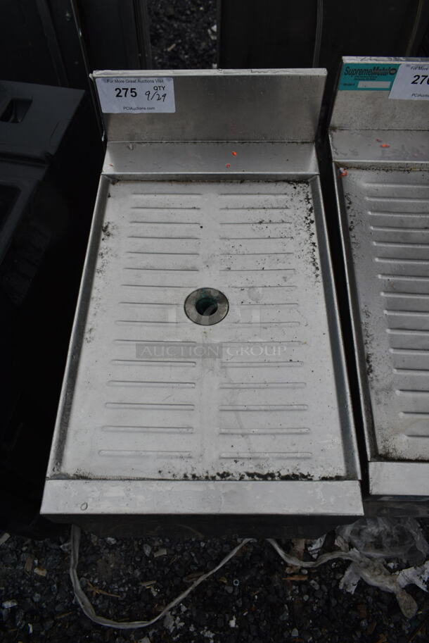 Supreme Metal Stainless Steel Commercial Drain Board. - Image 3 of 4