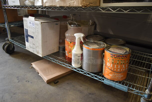 ALL ONE MONEY! Tier Lot of Various Items Including Poly Bucket and Metal Tins - Image 2 of 4