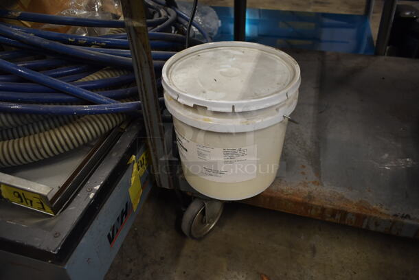 Metal 2 Tier Cart w/ Contents on Commercial Casters. - Image 7 of 8