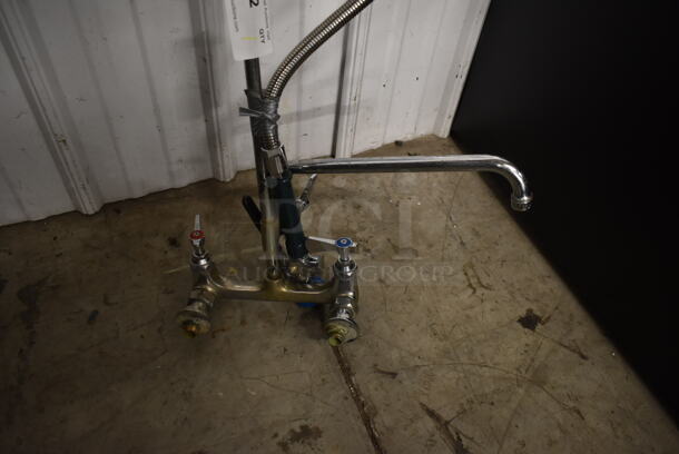 Metal Faucet w/ Handles and Spray Nozzle Attachment. - Image 2 of 4