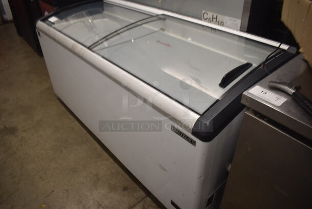 Maxx Cold MXF72CHC-8 Commercial Curved Top Display Ice Cream Freezer. 115V, 1 Phase. Tested and Working! - Image 3 of 6