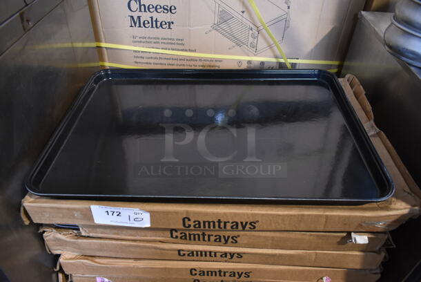 10 Boxes of 5 BRNAD NEW! Cambro Black Poly Trays. 10 Times Your Bid! - Image 1 of 3