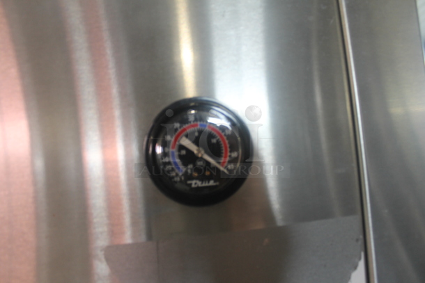 2015 True TG2R-2S Stainless Steel Commercial 2 Door Reach In Cooler w/ Poly Coated Racks on Commercial Casters. 115 Volts, 1 Phase. Tested and Working! - Image 3 of 8