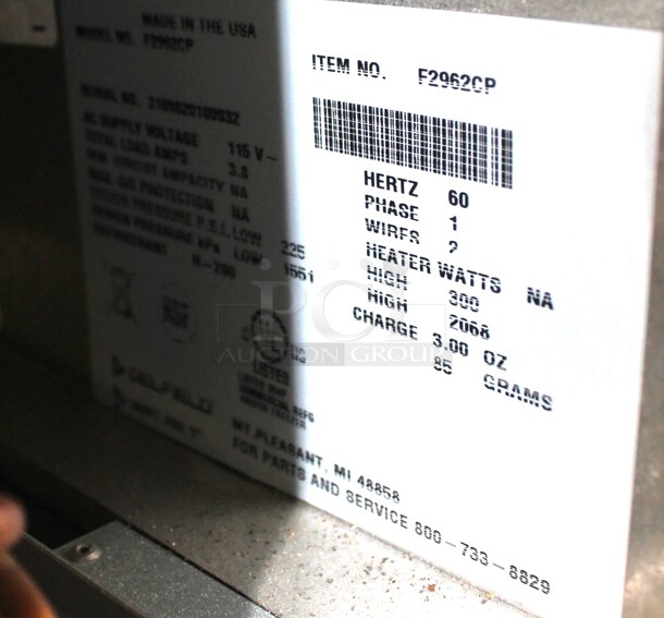 BRAND NEW! LATE MODEL! 2021 Delfield F2692CP Stainless Steel Commercial 4 Drawer Chef Base on Commercial Casters. 115 Volts, 1 Phase. Tested and Working! - Image 10 of 10
