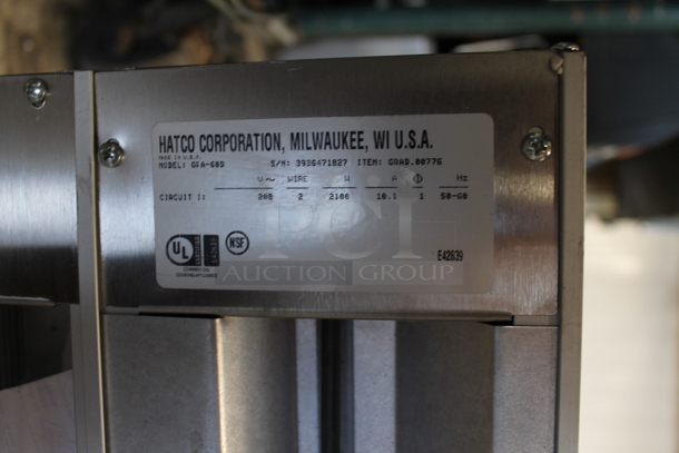 Hatco GRA-60D Metal Commercial Warming Strip. 208 Volts, 1 Phase. - Image 3 of 3