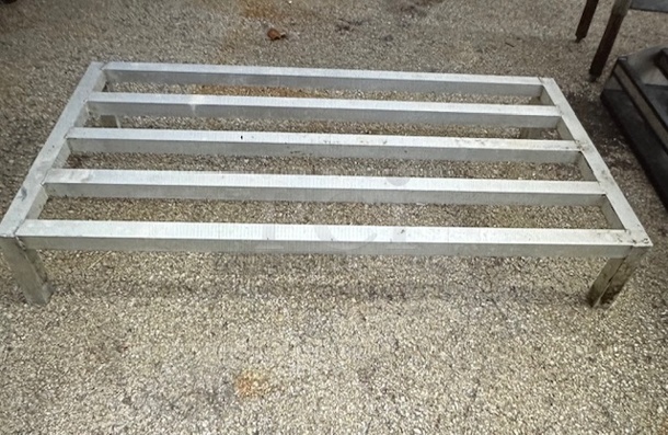 One Aluminum Dunnage Rack. 48X24X8 - Image 1 of 1